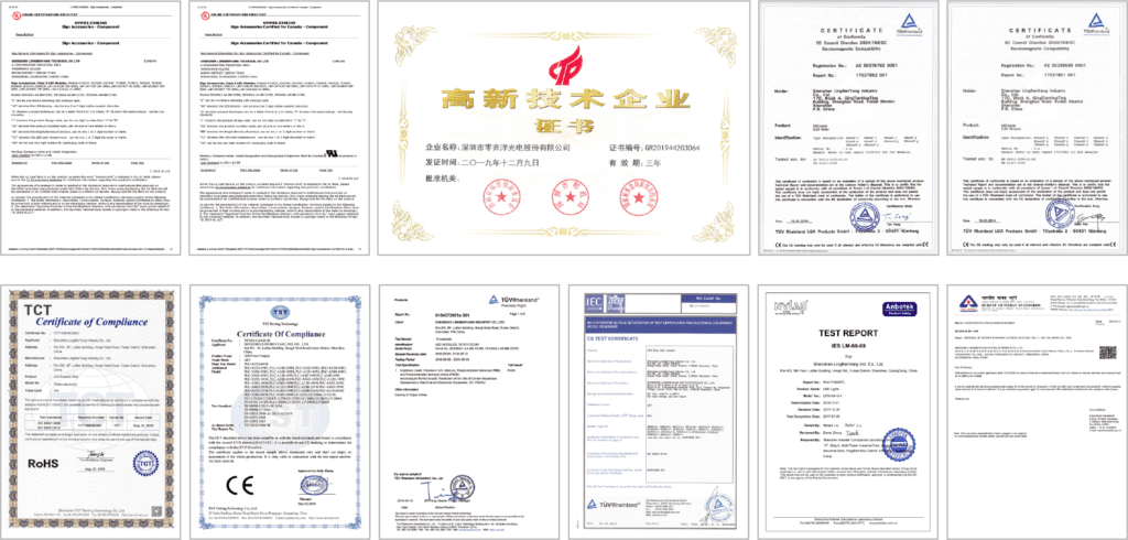 Certificates-LBY LED