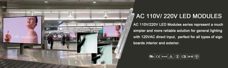 The project of AC 110V/ 220V LED modules
