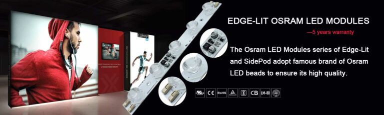 EDGE-LIT OSRAM LED MODULES Application