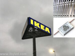 IKEA outdoor LED billboard project—Using Seoul LED