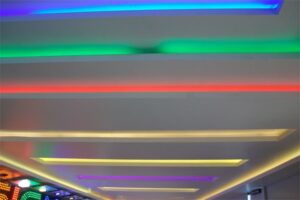 Colorful LED strip using for the indoor decorative