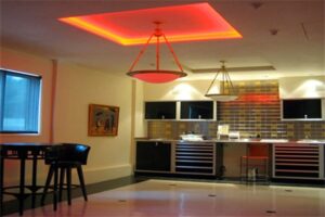 Indoor lighting decoration—using RGBYW